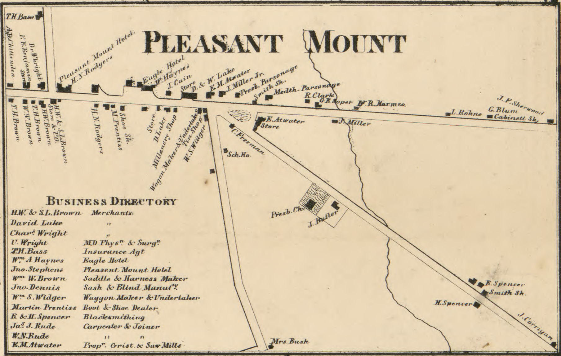 Wayne & Pike Counties Ancestor Tracks